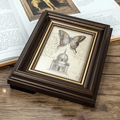 Doremy Deer Antlers Photo Frame - 5x7" Vintage Rustic Resin Picture Frame For Home, Office, Cabin Decor - View #7